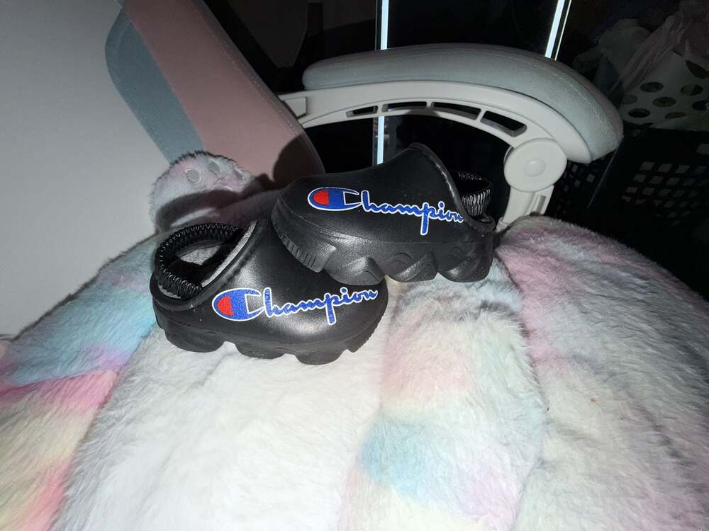 Champion Super Meloso Toddler Clogs Black Size 6T